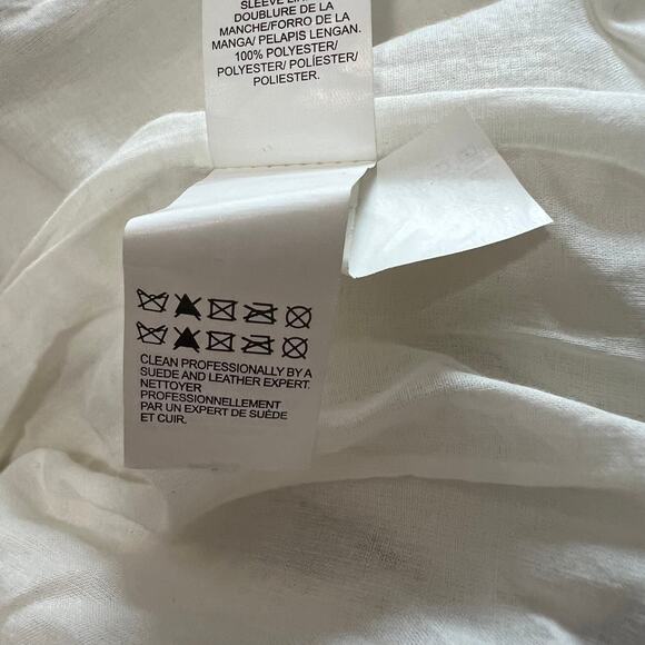 Women's Lucky brand Colorblock Cotton W/Leather Bomber Jacket Size Small - Picture 15 of 16